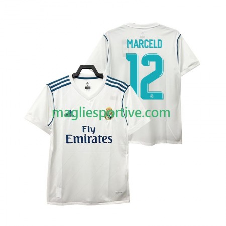 Completo Calcio Real Madrid MARCELD 12 2017 Retro Divisa Prima 2018